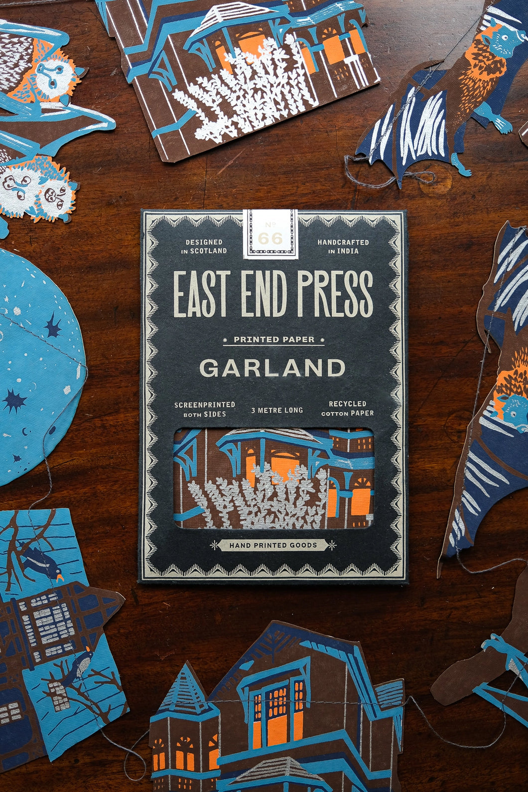 Haunted House Paper Garland