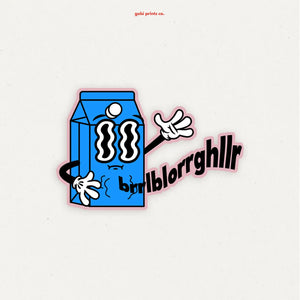 Lactose Intolerant Sticker