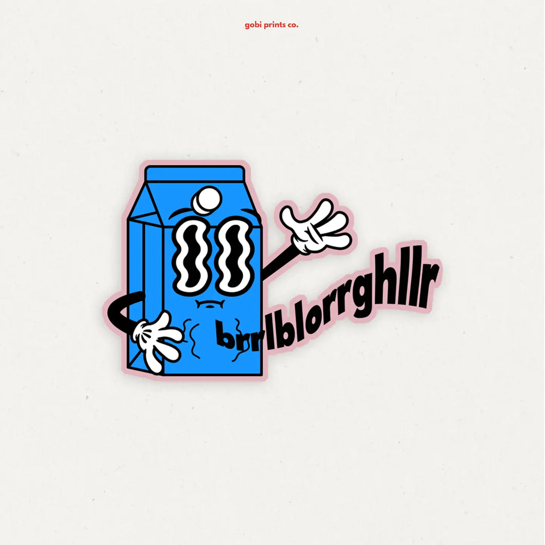 Lactose Intolerant Sticker