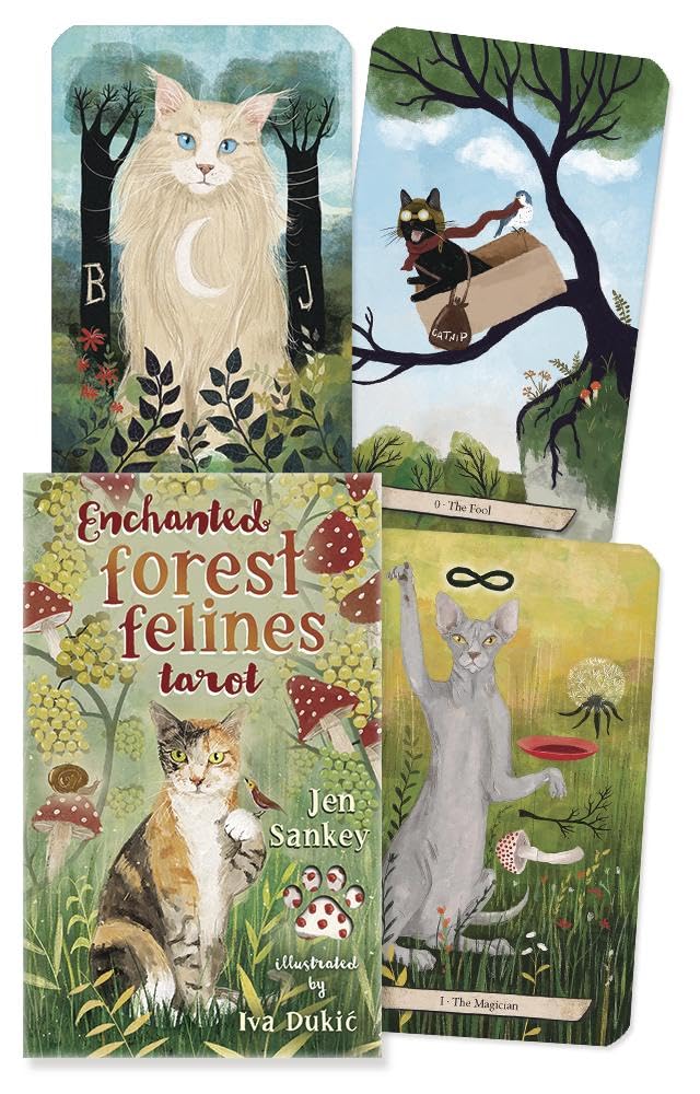 Enchanted Forest Felines Tarot Cards [Jen Sankey]