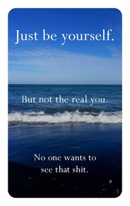 Disappointing Affirmations Deck: 52 Affirmation Cards [Dave Tarnowski]