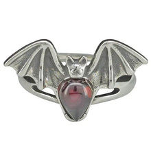 Load image into Gallery viewer, Cherry Amber Bat Adjustable Ring
