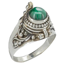 Load image into Gallery viewer, Malachite Poison Ring
