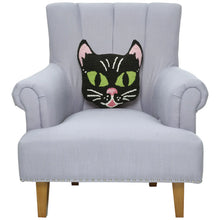 Load image into Gallery viewer, Black Cat Halloween Hook Pillow
