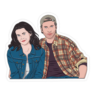 Luke and Lorelei Sticker