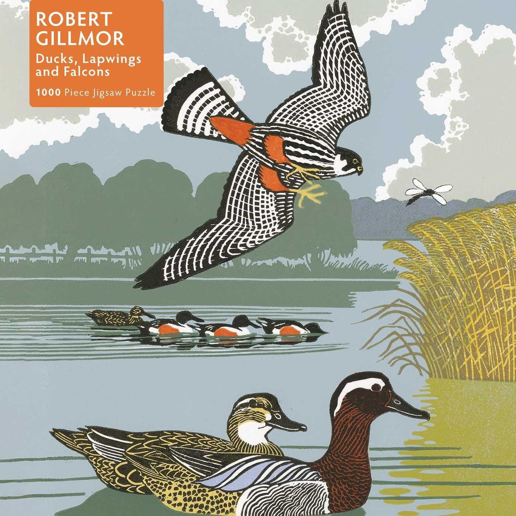 Ducks, Falcons and Lapwings: 1000 Piece Jigsaw Puzzle