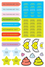 Load image into Gallery viewer, F*cking Planner Stickers: Over 500 f*cking Stickers To Get Your Sh*t Under Control [Sourcebooks]
