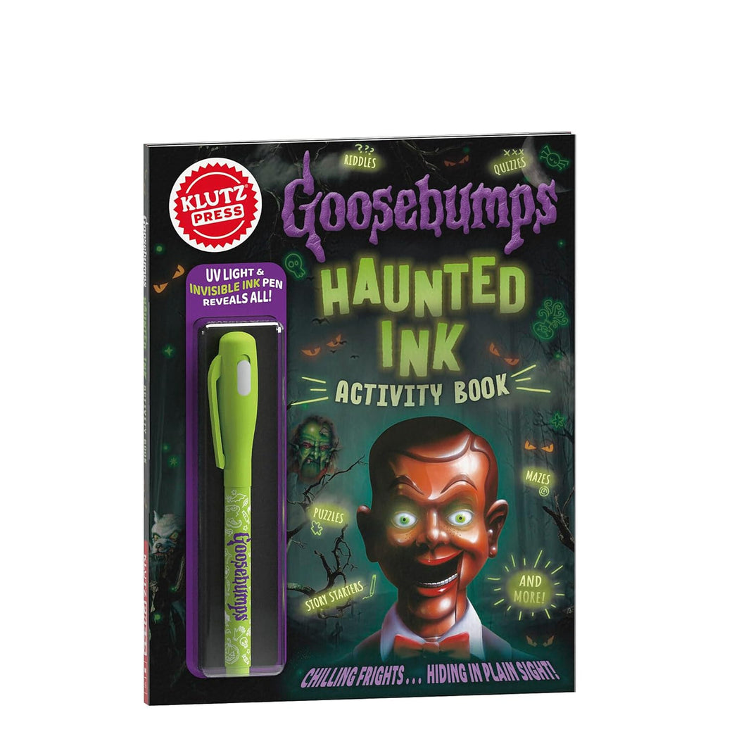 Goosebumps Haunted Ink Activity Book [Klutz Press]