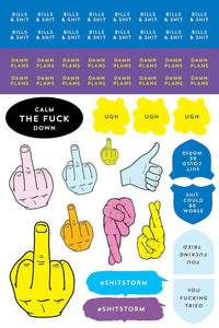 F*cking Planner Stickers: Over 500 f*cking Stickers To Get Your Sh*t Under Control [Sourcebooks]