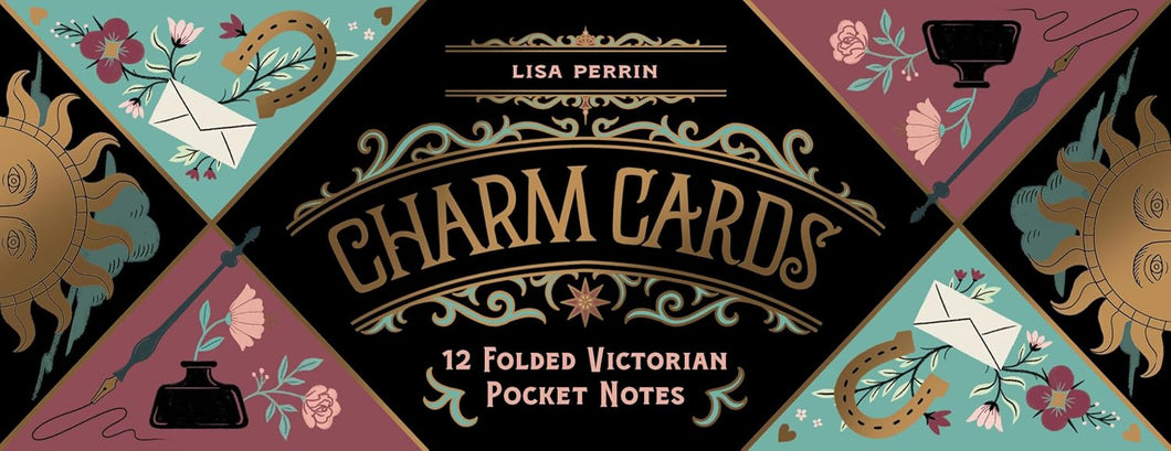 Luck, Love & Dreams Charm Cards: 12 Folded Victorian Pocket Notes [Chronicle Books & Lisa Perrin]