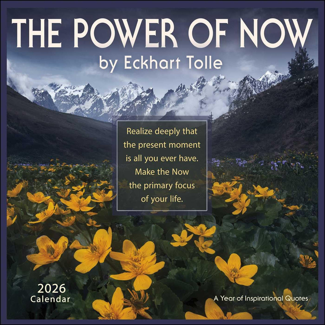 The Power of Now 2026 Wall Calendar