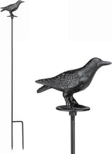 Load image into Gallery viewer, Standing Crow Garden Stake
