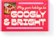 Load image into Gallery viewer, Googly &amp; Bright Holiday Ornament Countdown Calendar
