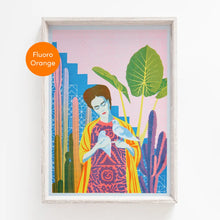 Load image into Gallery viewer, Frida Risograph Print
