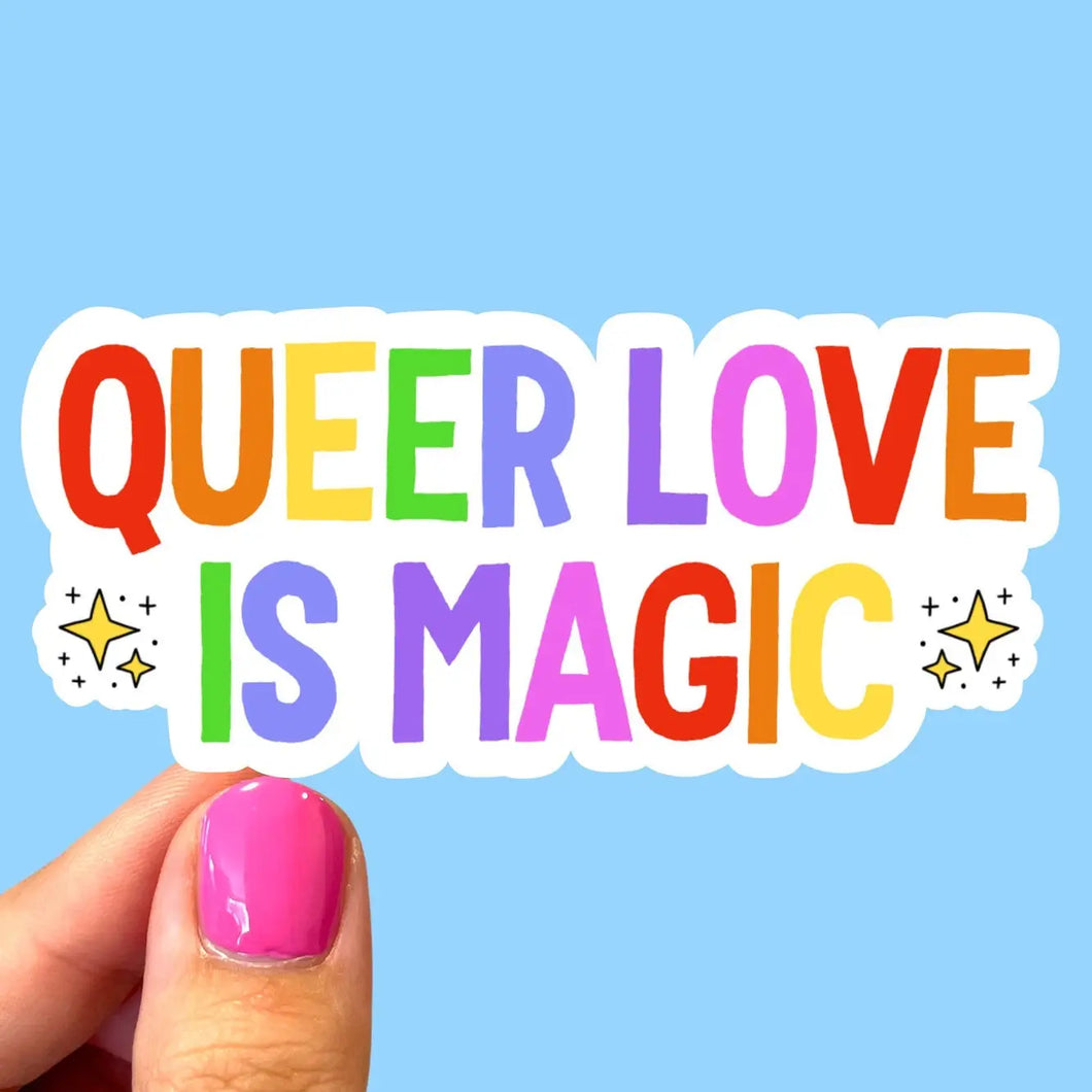 Queer Love Is Magic Sticker