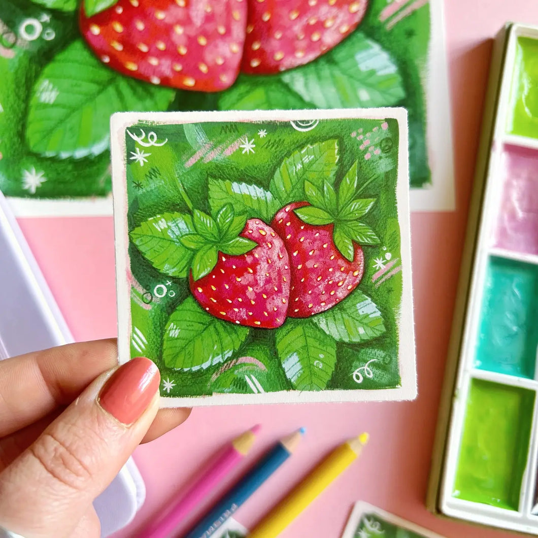 Strawberries Sticker