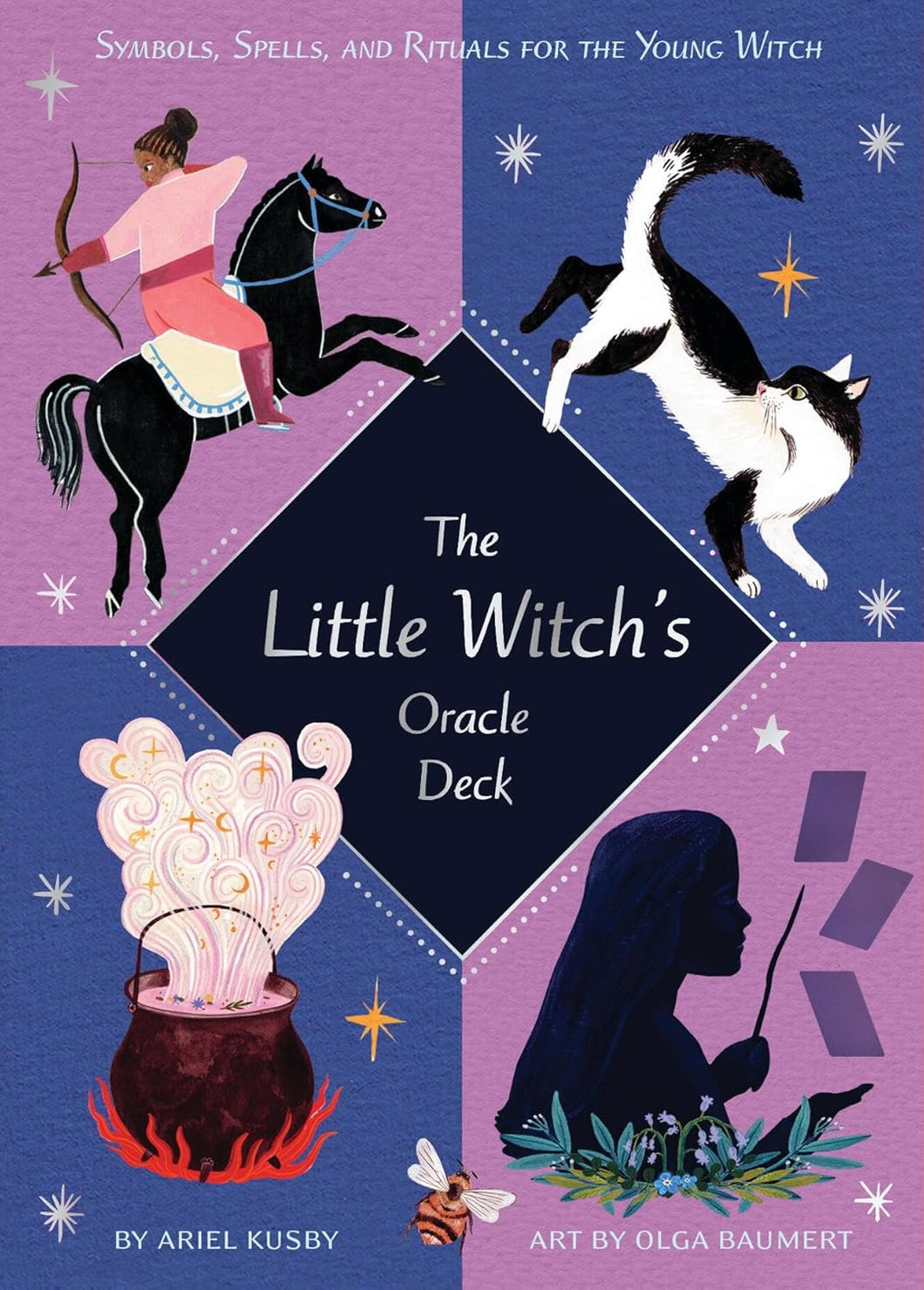 The Little Witch's Oracle Deck: Symbols, Spells, And Rituals For The Young Witch [Ariel Kusby & Olga Baumert]