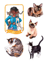 Load image into Gallery viewer, Cat&#39;s Meow Sticker Book: 100+ Stickers Of Fluffy, Feisty, And Fabulous Felines [Megan Lynn Kott]
