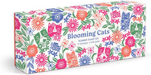 Load image into Gallery viewer, Blooming Cats Rubber Stamp Set [Galison]
