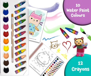 Gabby's Dollhouse Deluxe Poster Paint & Color