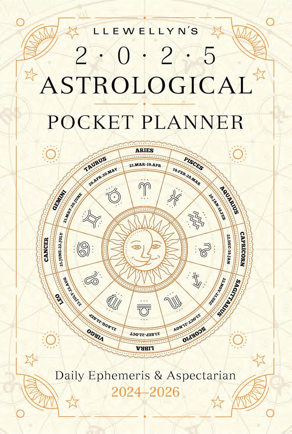 Llewellyn's 2025 Astrological Pocket Planner: Daily Ephemeris & Aspectarian 2024-2026