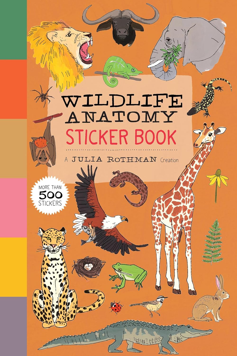 Wildlife Anatomy Sticker Book: A Julia Rothman Creation: More Than 500 Stickers [Julia Rothman]