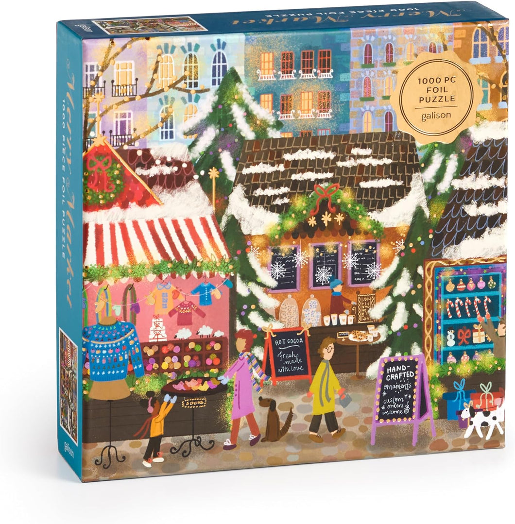 Merry Market 1000 Piece Foil Puzzle [Joy Laforme]