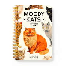 Load image into Gallery viewer, Moody Cats Sticker Book [Brass Brass Monkey &amp; Galison]
