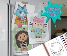 Load image into Gallery viewer, Gabby&#39;s Dollhouse Deluxe Poster Paint &amp; Color
