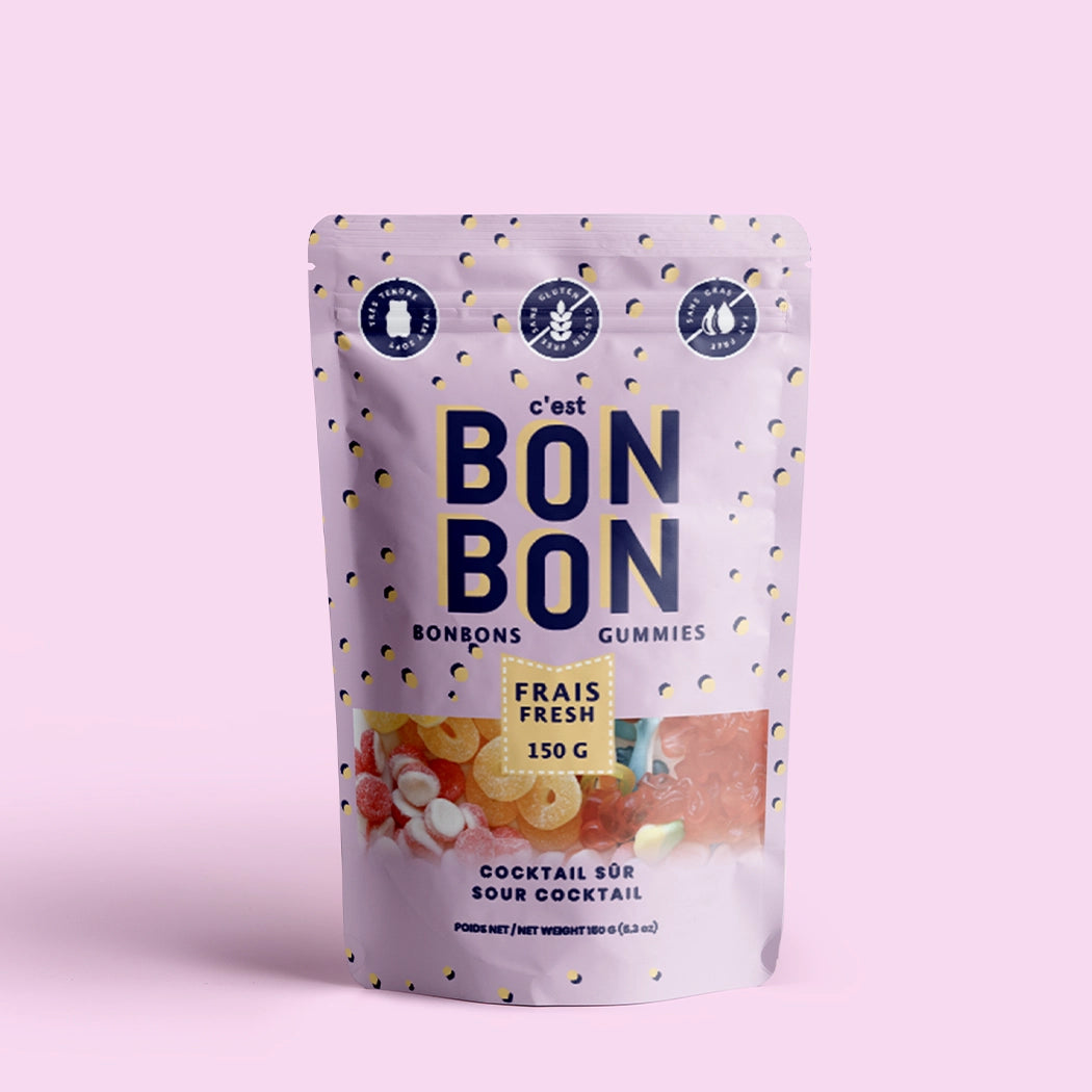 La boîte à bonbons Sour Cocktail Gummies