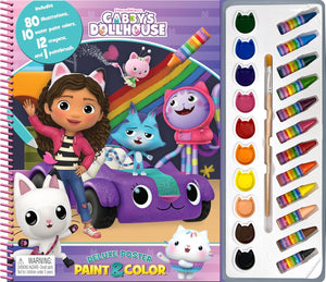 Gabby's Dollhouse Deluxe Poster Paint & Color