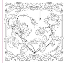 Load image into Gallery viewer, Goth Garden Artist&#39;s Coloring Book [Peter Pauper Press]
