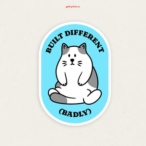 Built Different Sticker