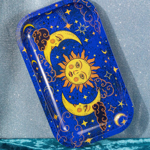 '90s Celestial Style Metal Tray