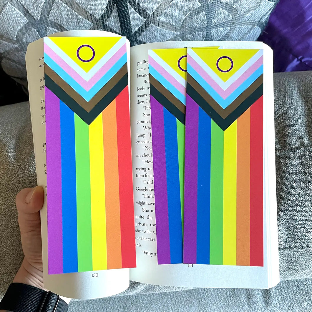 Progressive Pride Bookmark