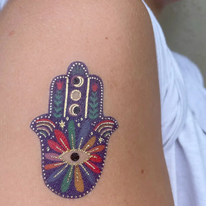 Hamsa Temporary Tattoo