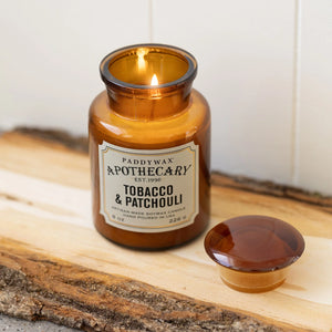 Tobacco & Patchouli Apothecary 8 oz Candle