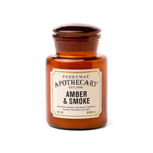 Load image into Gallery viewer, Amber &amp; Smoke Apothecary 8 oz Candle
