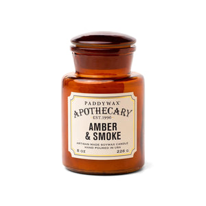 Amber & Smoke Apothecary 8 oz Candle