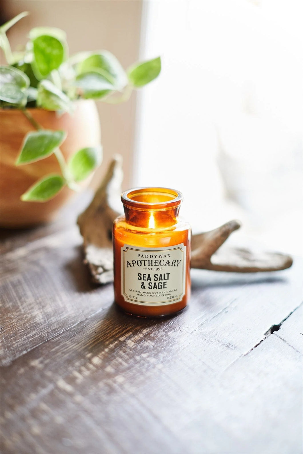 Sea Salt & Sage Apothecary 8 oz Candle