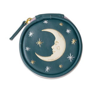 Teal Moon Pill Case