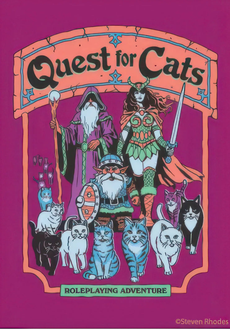 Quest For Cats Magnet