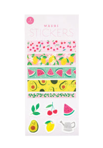 Summer Fruits Washi Stickers