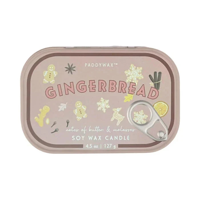 Gingerbread Candle In Tin