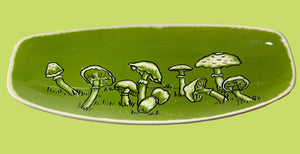 Vintage Mushroom Serving Platter