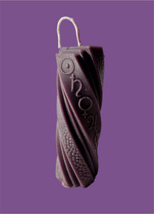 Astrology Pillar Beeswax Candle (Purple)