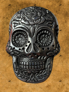 Metal Skull Incense Burner