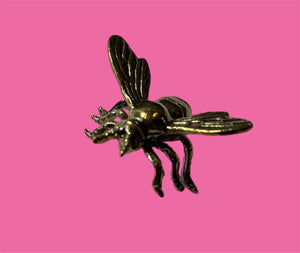 Small Brass Bee Familiar