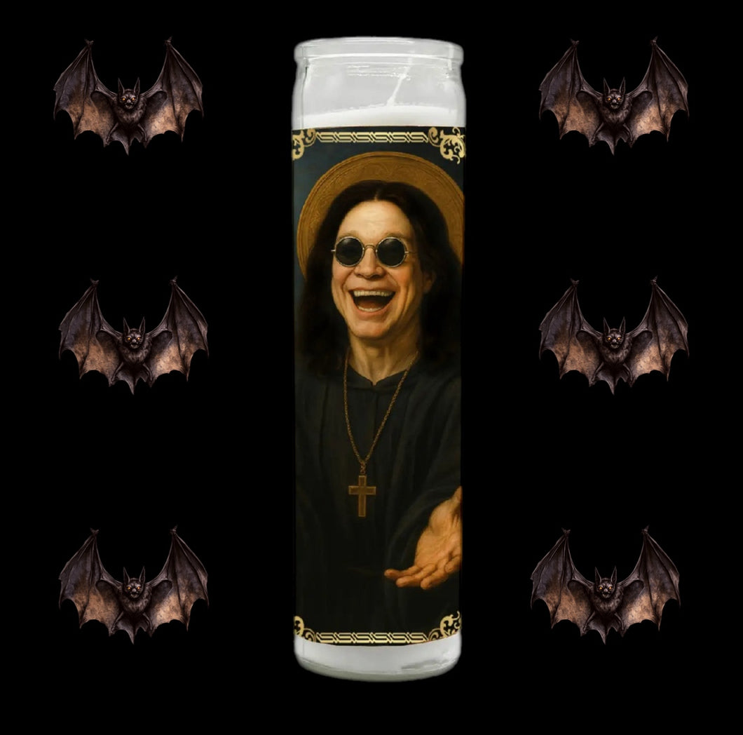 Ozzy Prayer Candle