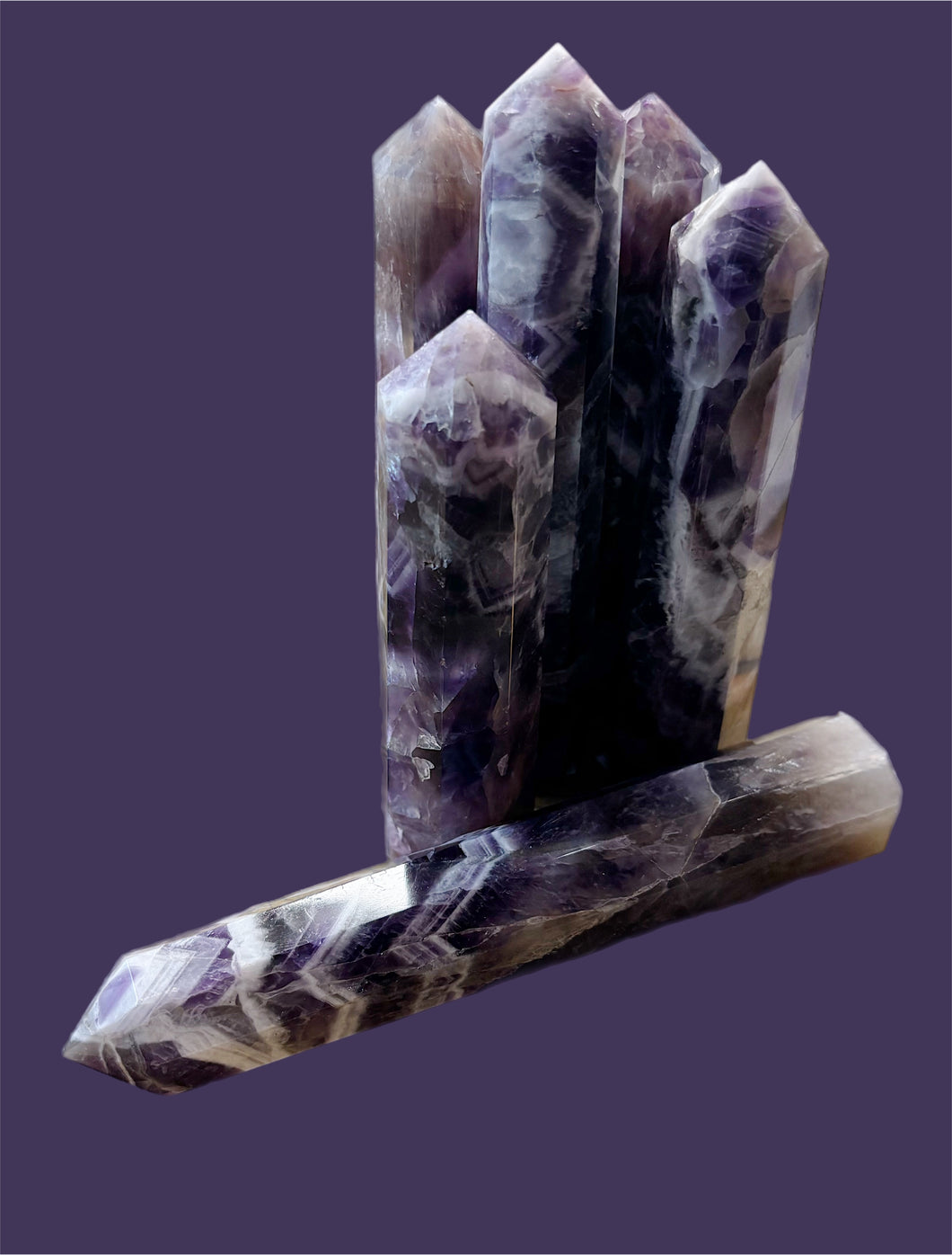 Amethyst Chevron Obelisk Tower